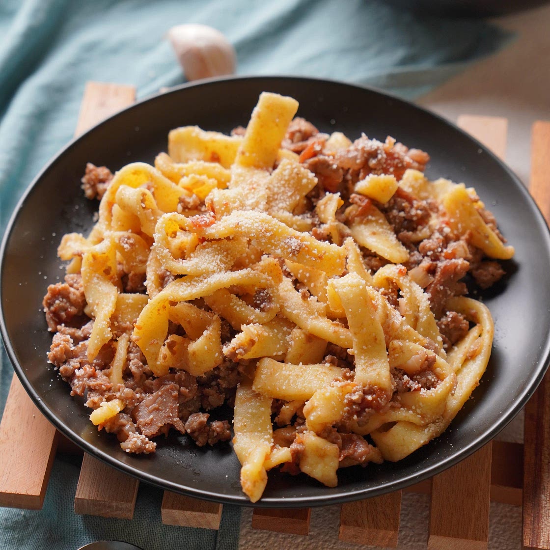Best Chitarra Pasta with Lamb Ragu