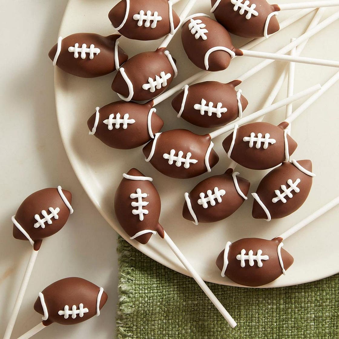 Football Cake Pops