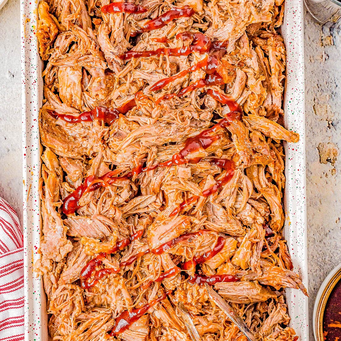 Slow Cooker Cherry Coke Pulled Pork
