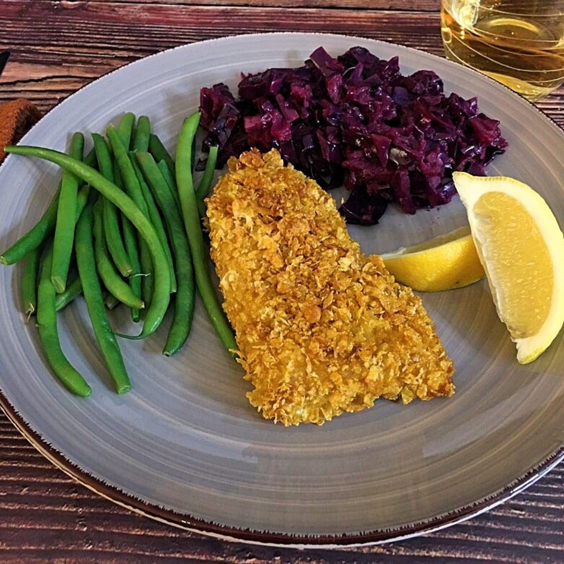 Cornflake Crusted Fish