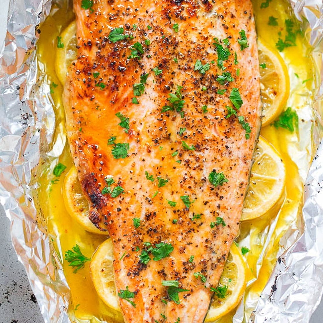 Sheet Pan Honey Lemon Salmon