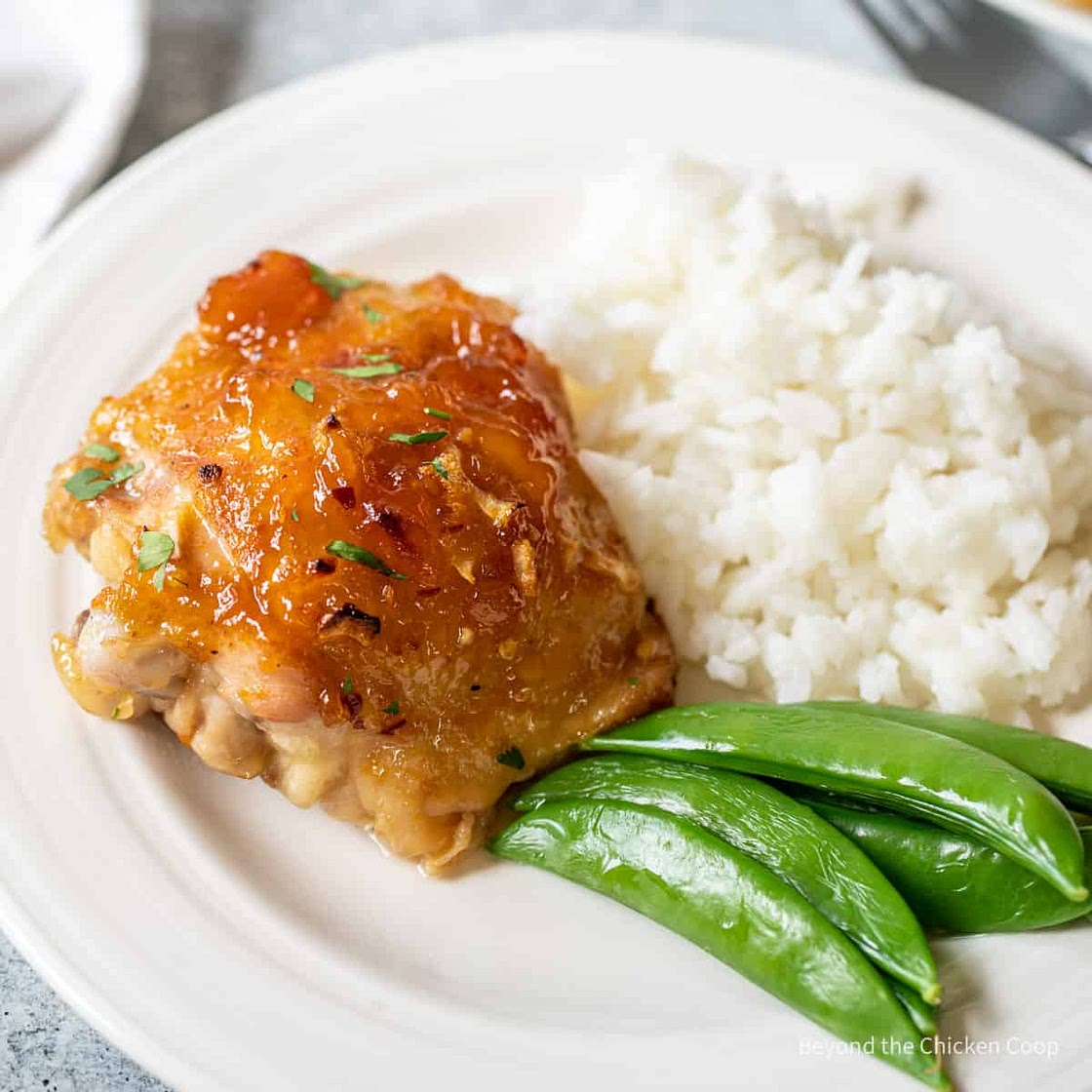 Apricot Chicken Thighs