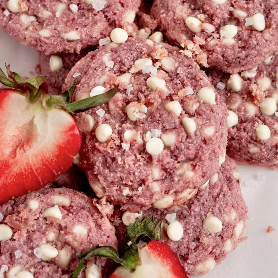 Vegan Strawberry Cookies (Gluten-Free)