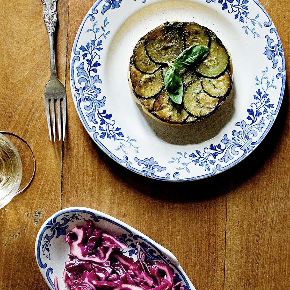 Tarte tatin de courgettes de Mimi Thorisson