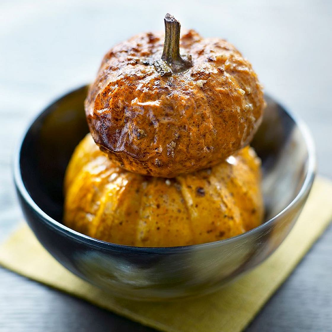Potiron confit au four