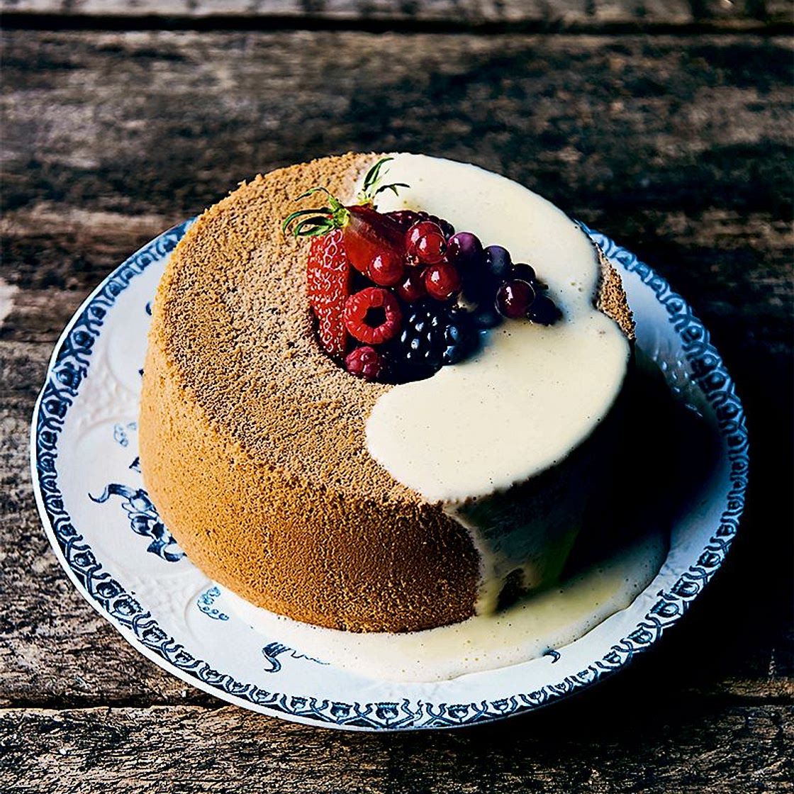 Chiffon cake au sarrasin