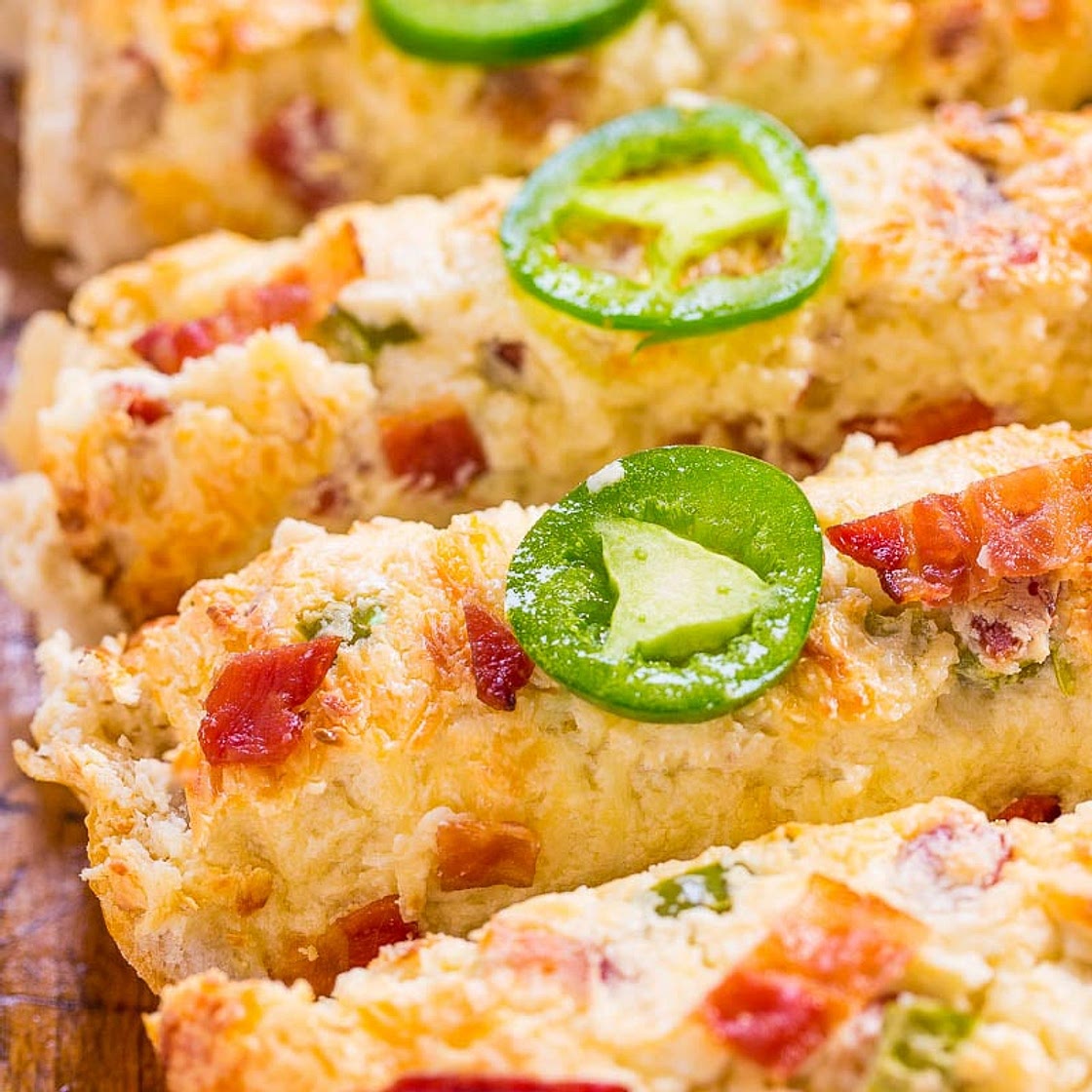 Easy Jalapeno Bacon Cheese Bread