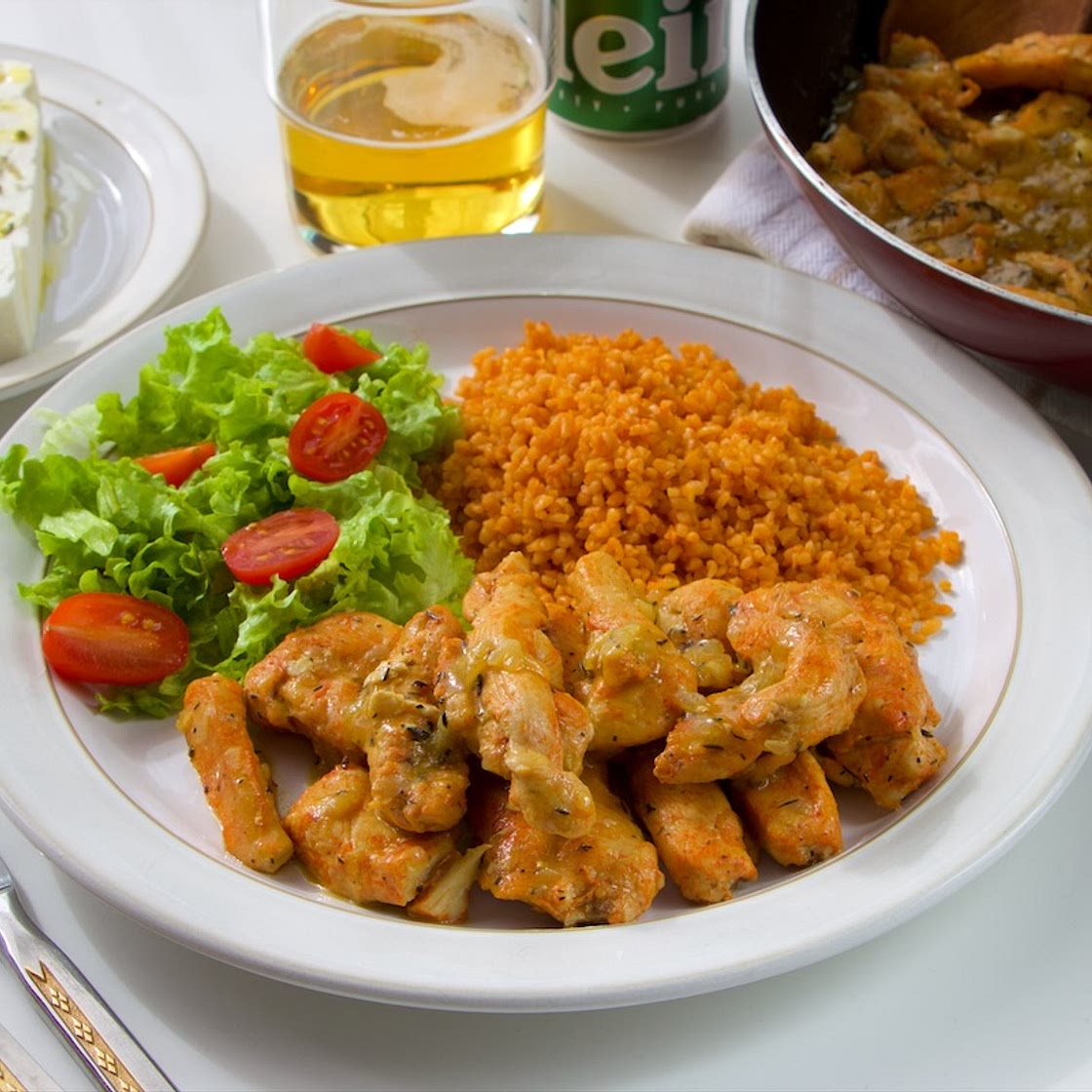 Beer-Braised Chicken