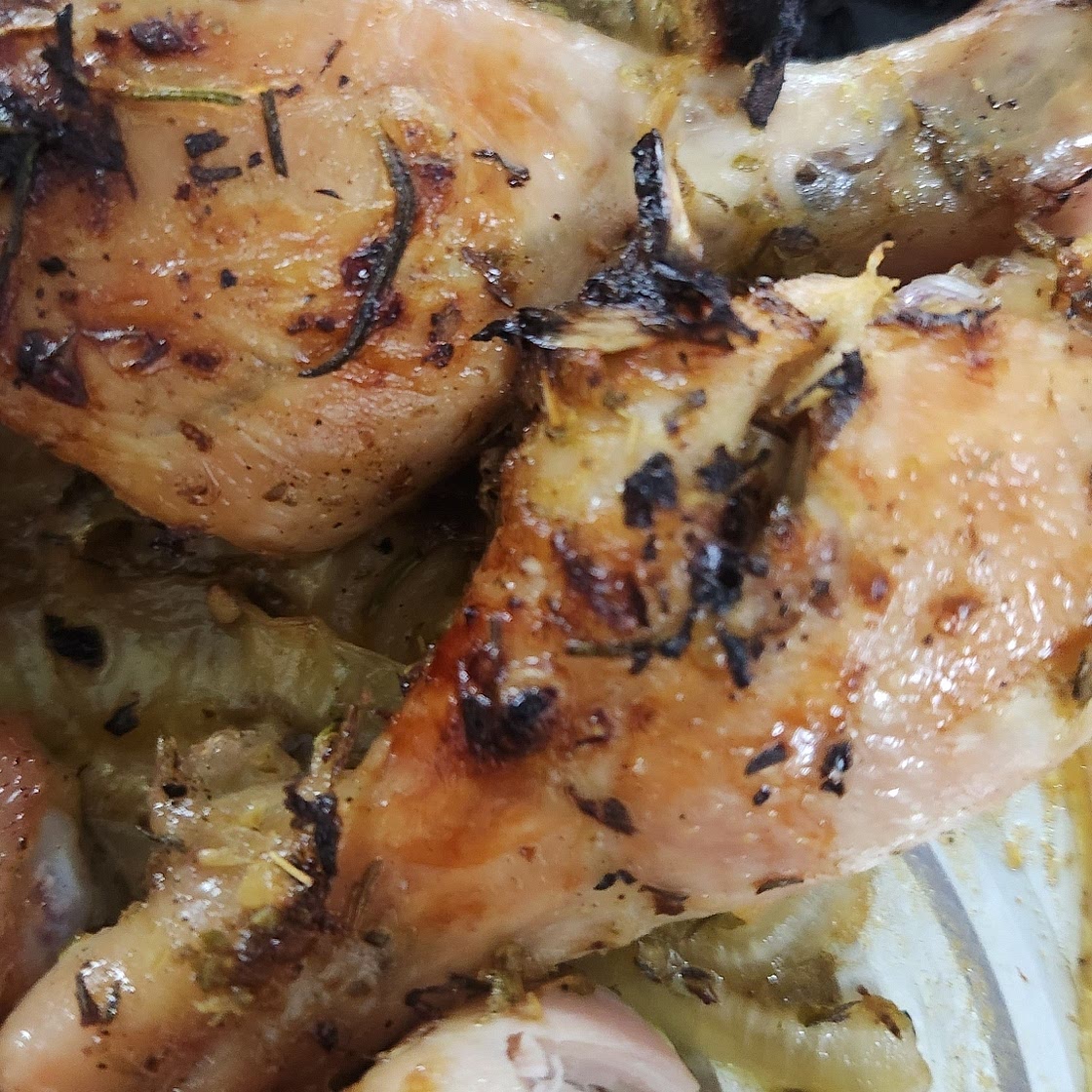 Sheet-Pan Lemon Butter Chicken Thighs