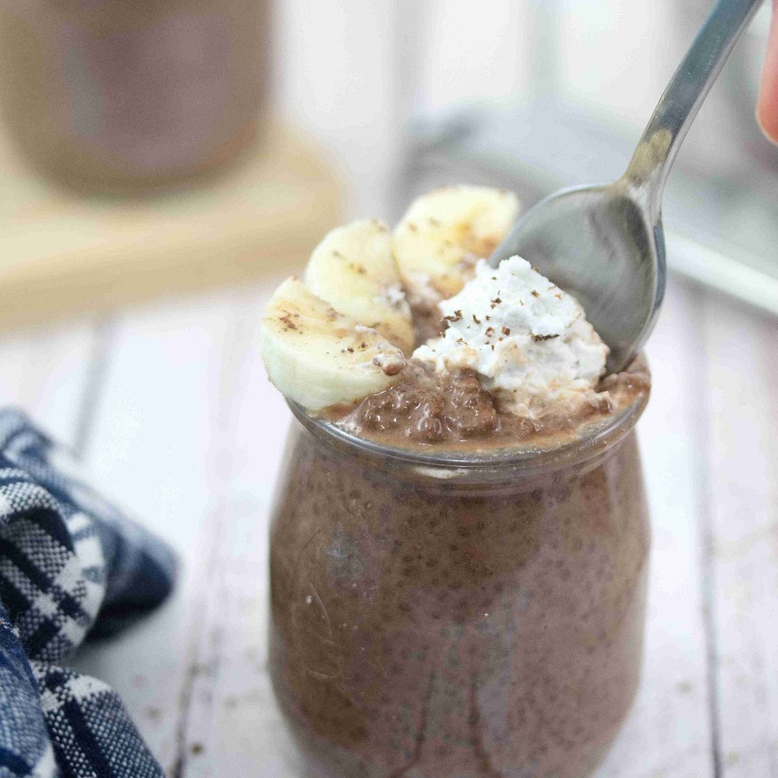 Dairy-Free Chocolate Banana Chia Pudding