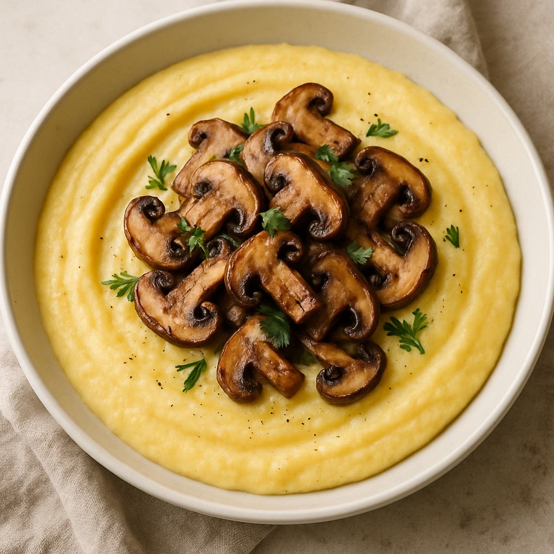 Lighter Truffled Polenta