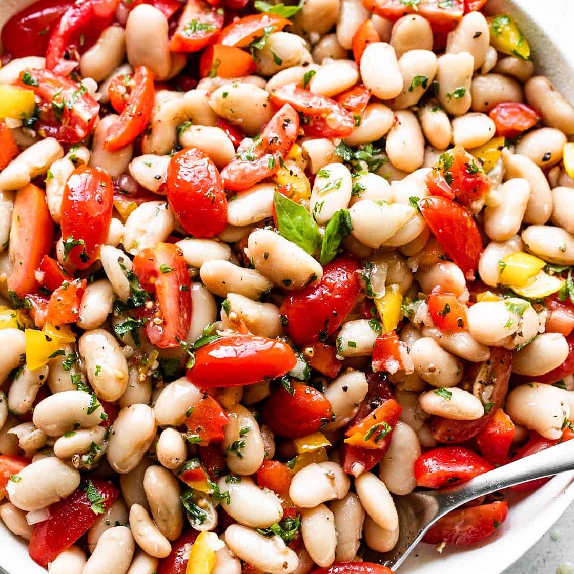 Mediterranean White Bean Salad
