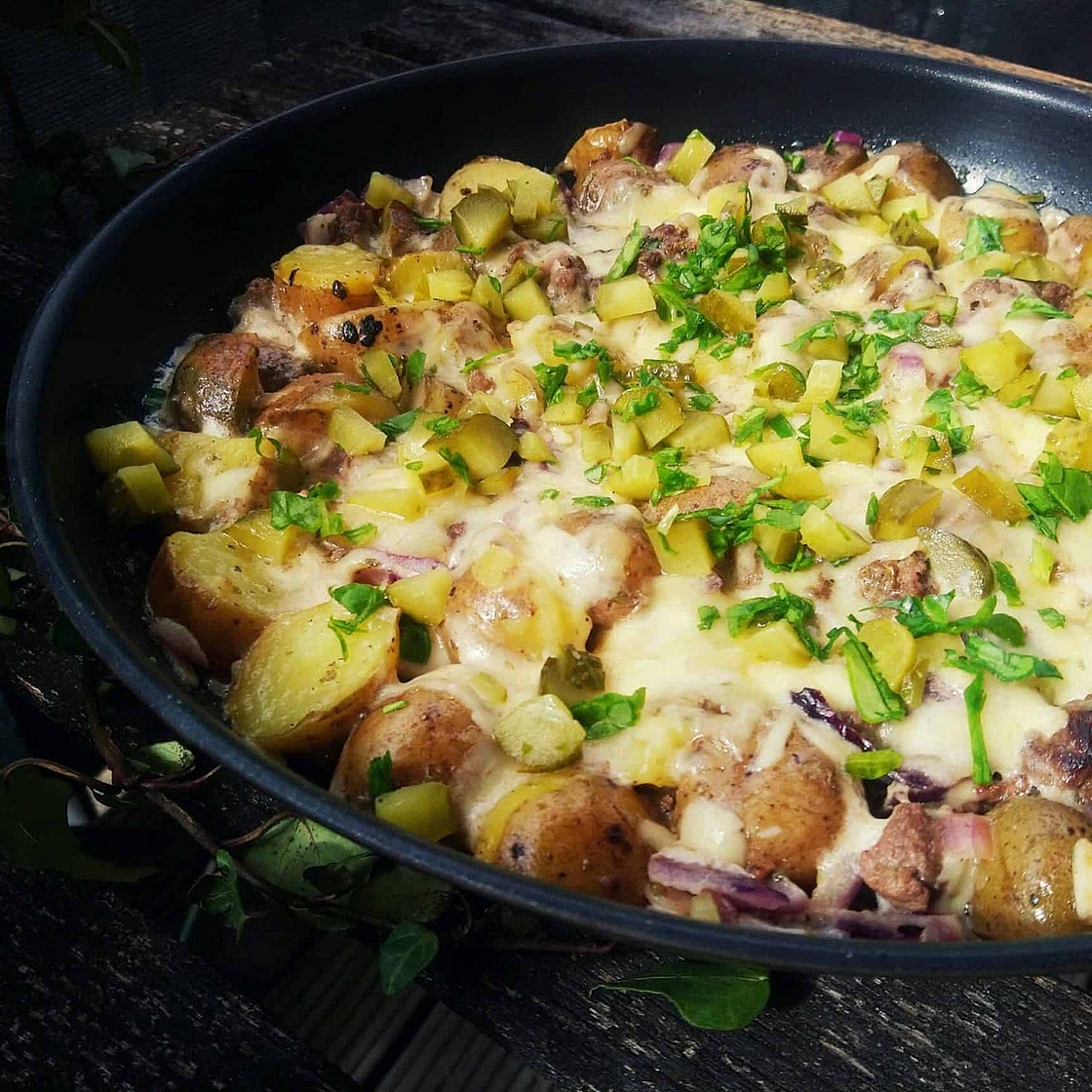 Kartoffel Sahne Pfanne