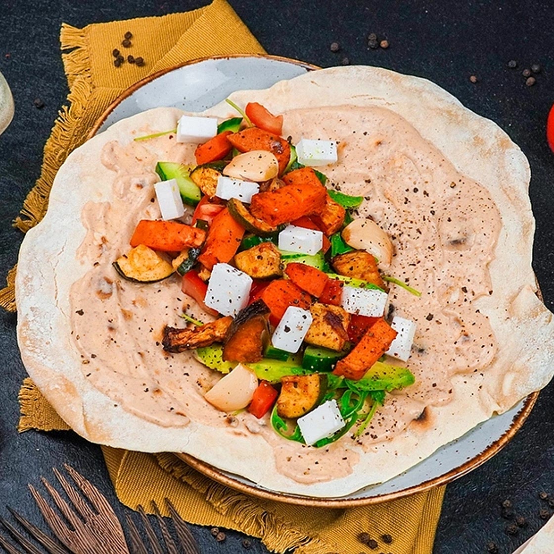 Wrap mit Gemüse