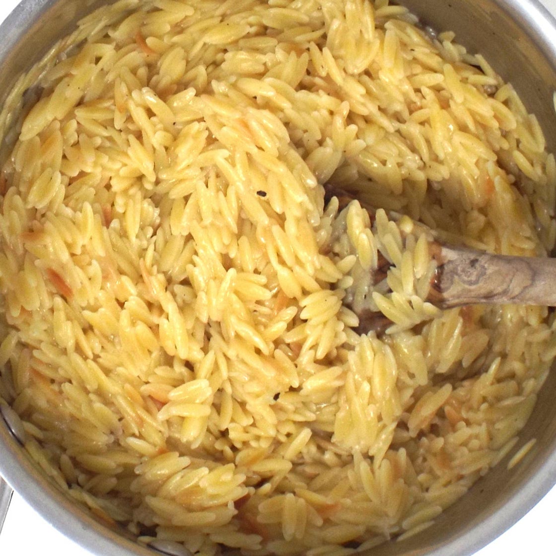 Fresh Garlic and Lemon Orzo