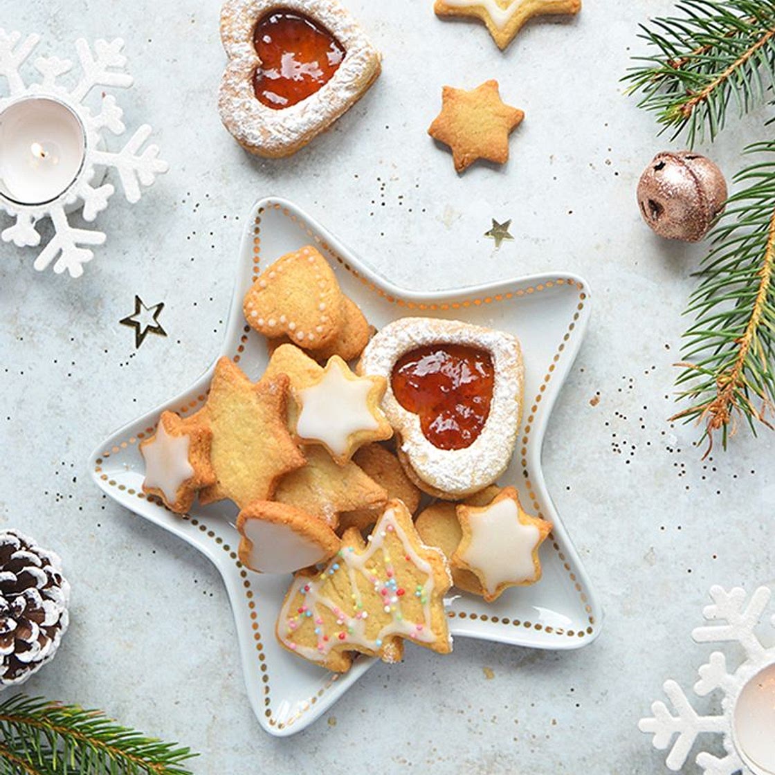 Biscuits de Noël vegan à la vanille