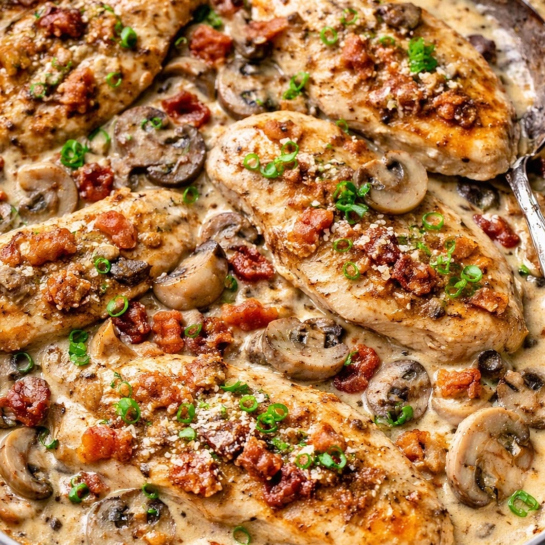 Creamy Mushroom Chicken Skillet