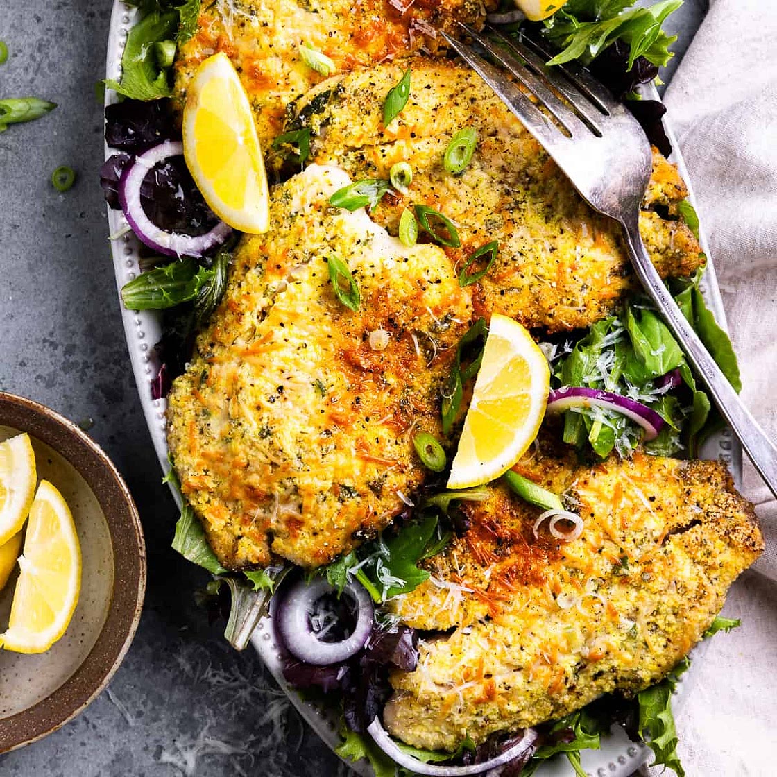 Parmesan Crusted Tilapia
