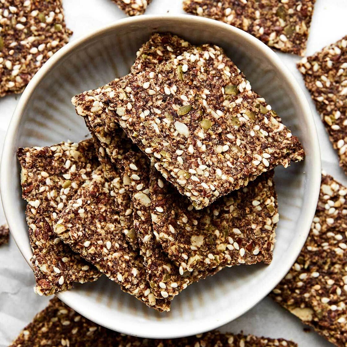 Ultimate Seed Crackers (Flax Seed Crackers)