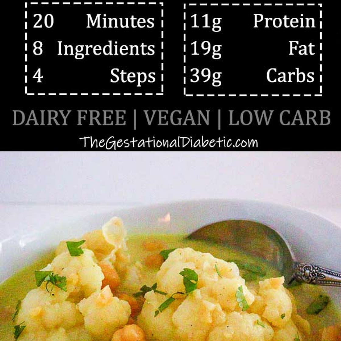 Easy Cauliflower Chickpea Coconut Curry Recipe