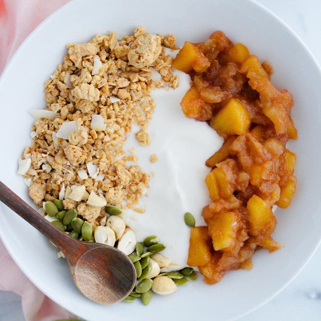 Apple Crumble Yogurt Bowl