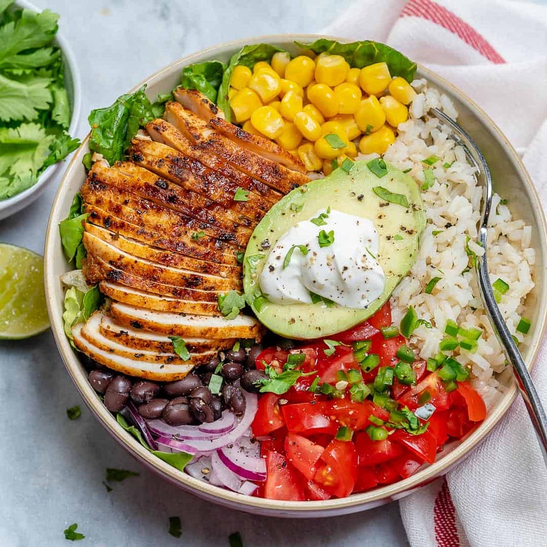 Grilled Chicken Burrito Bowl