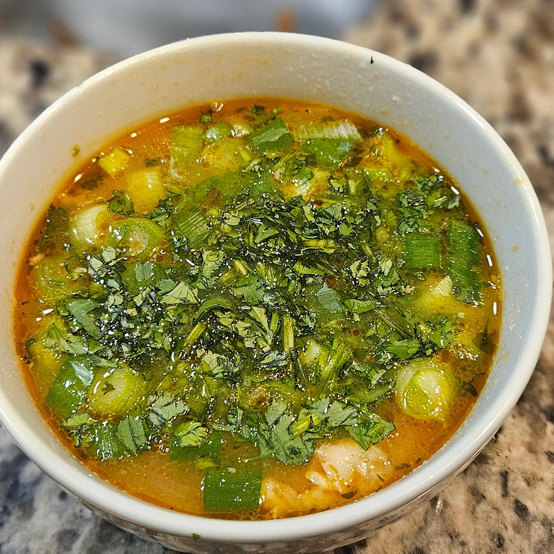 Peruvian Inspired Sopa De Pollo