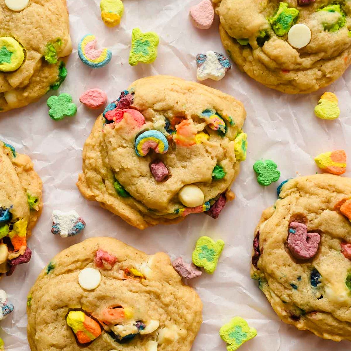 Lucky Charm Sugar Cookies