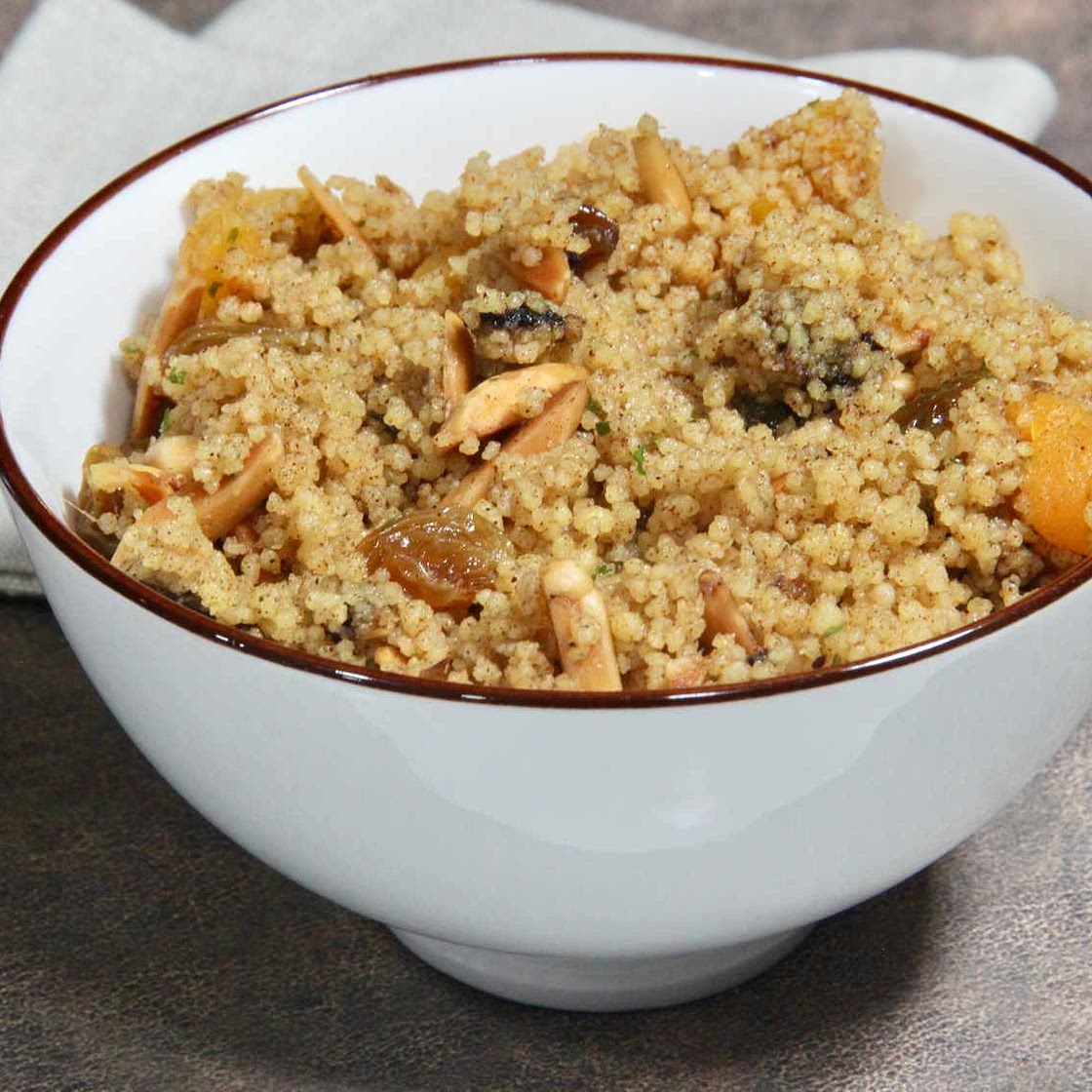Sweet and Nutty Moroccan Couscous