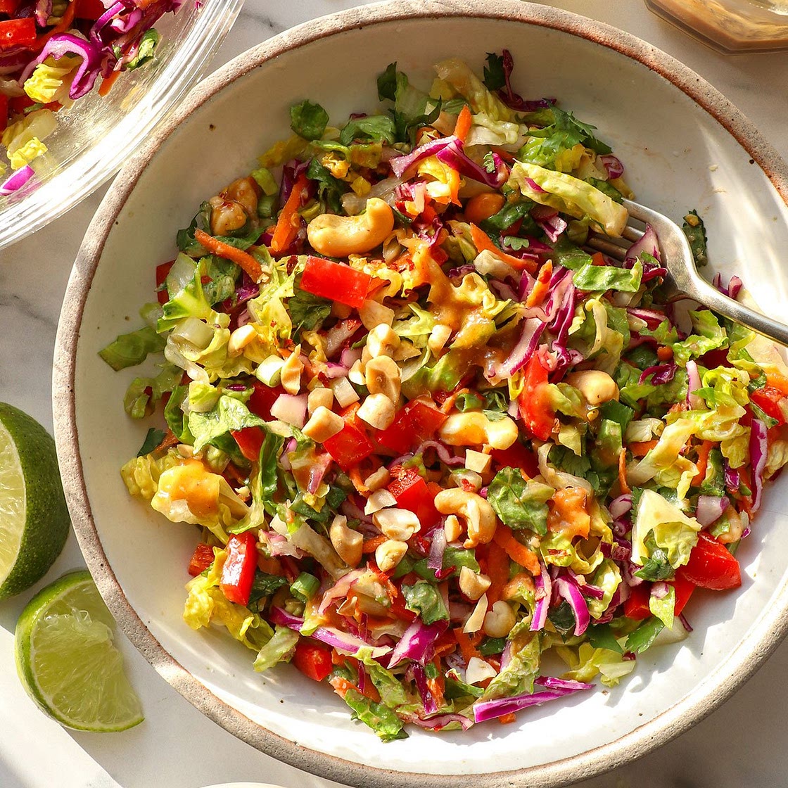 Thai Salad with Peanut Dressing