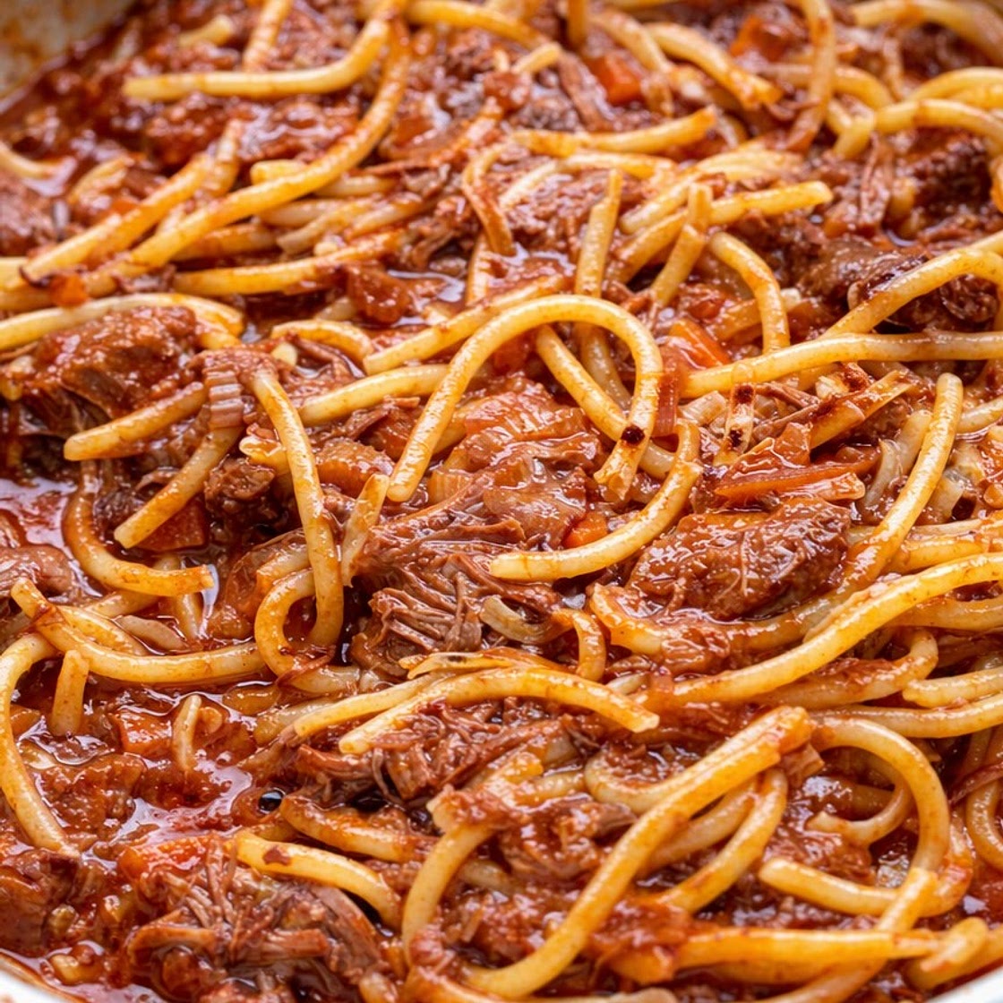 Pici con stracotto di manzo!🤤