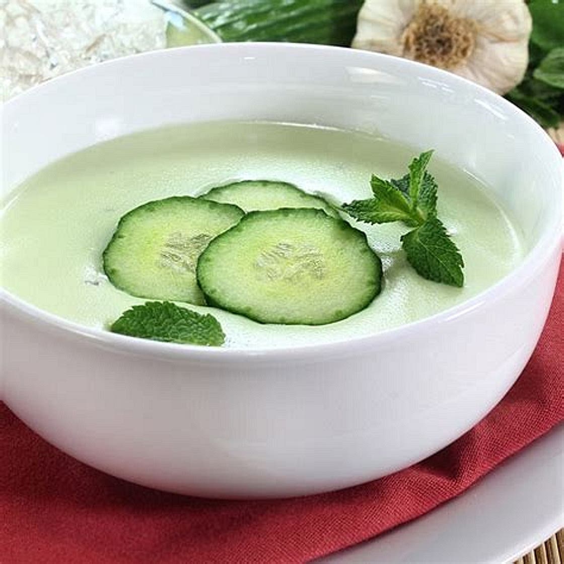 Soupe de concombre