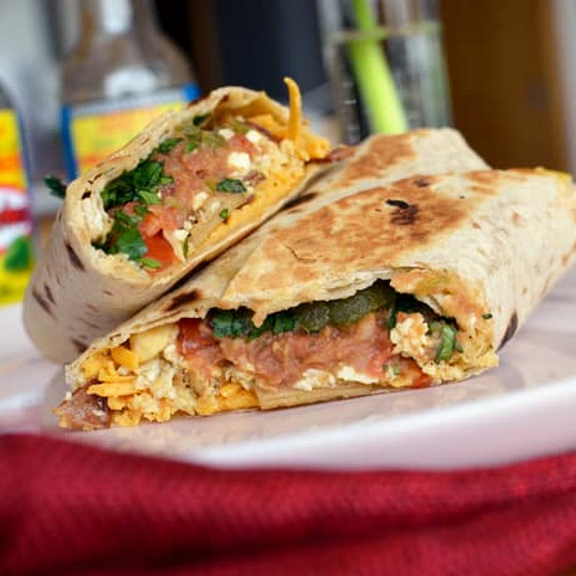 Best Breakfast Burrito VEGAN