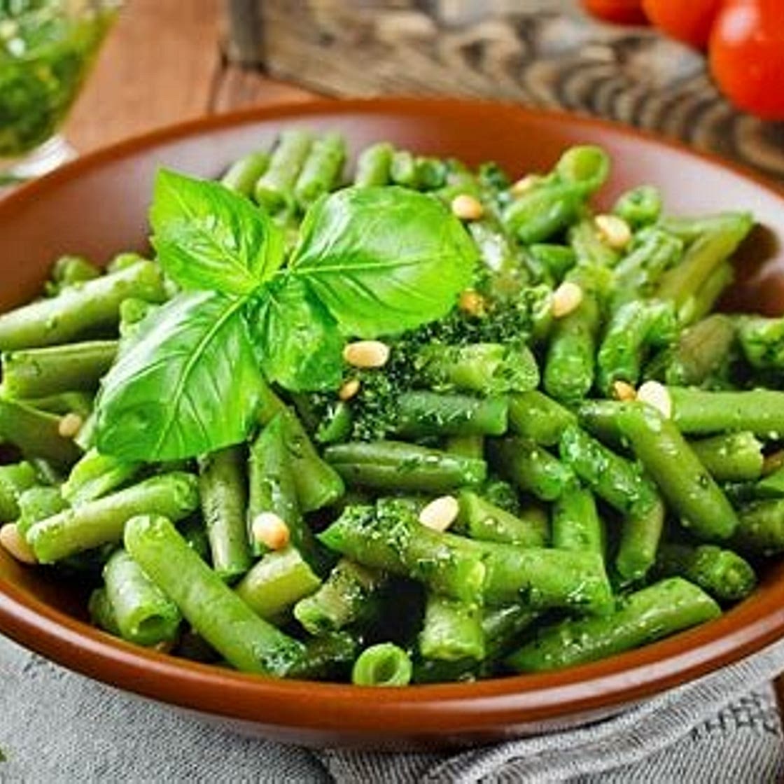 Salade de haricots verts