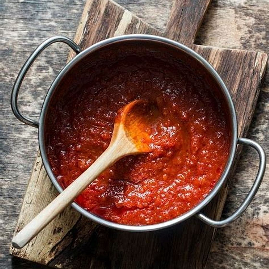 Recette sauce tomate Papa pour Couscous