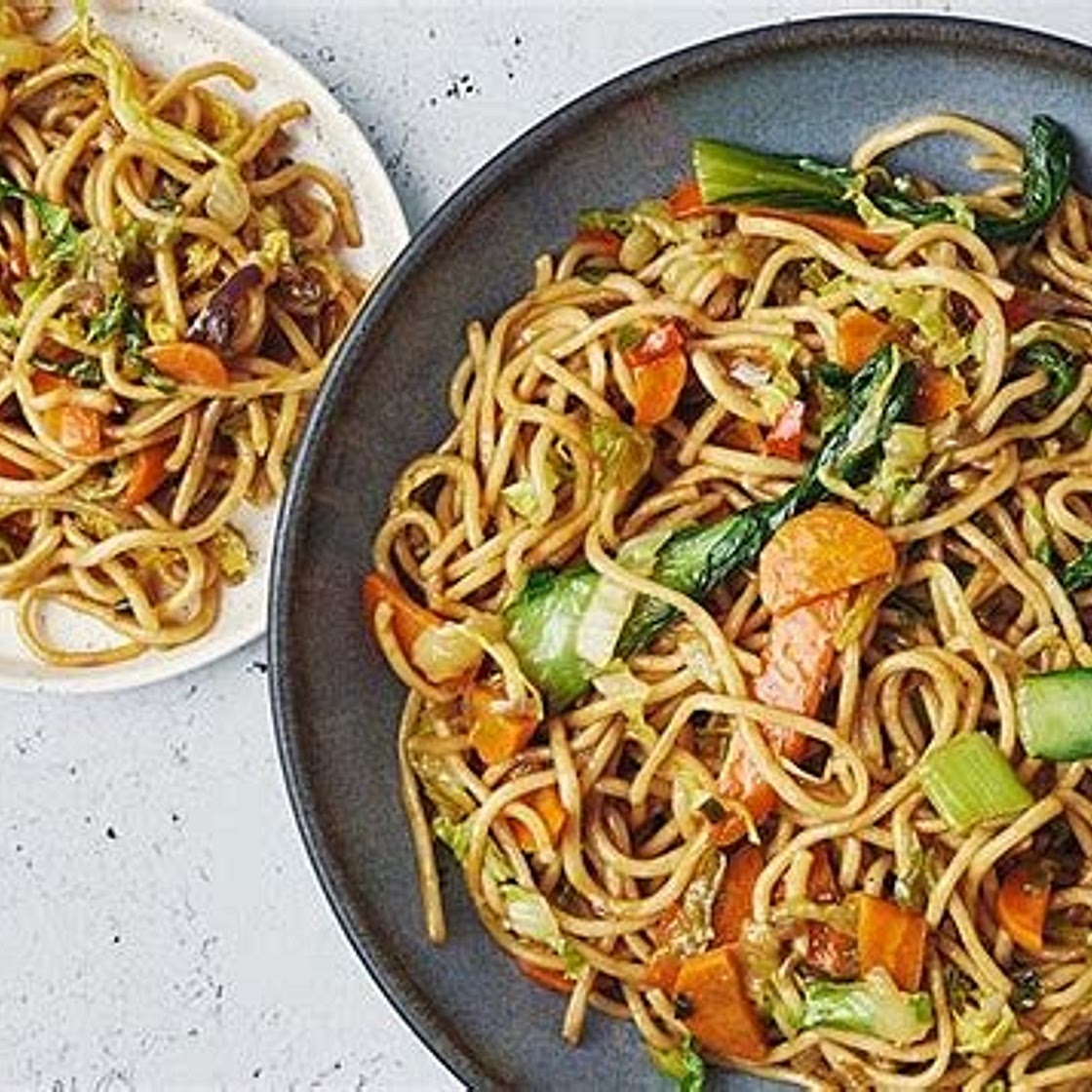 Recette nouilles aux légumes
