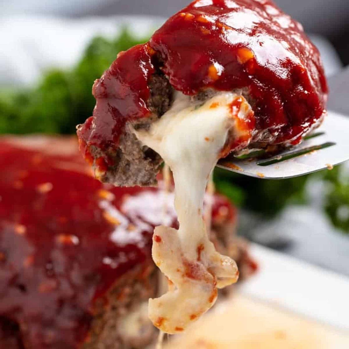 Mozzarella Stuffed Meatloaf