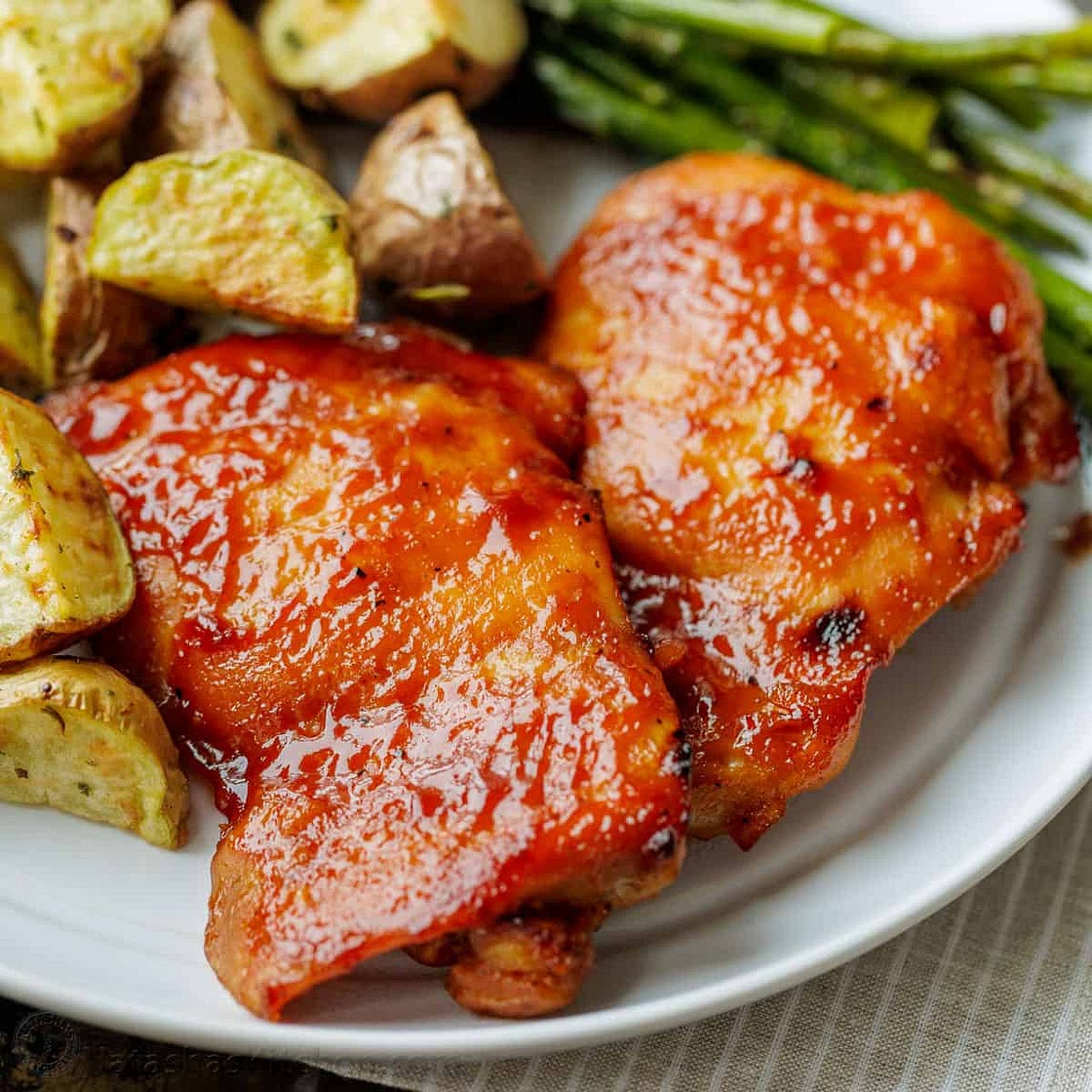 Baked BBQ Chicken Thighs Recipe