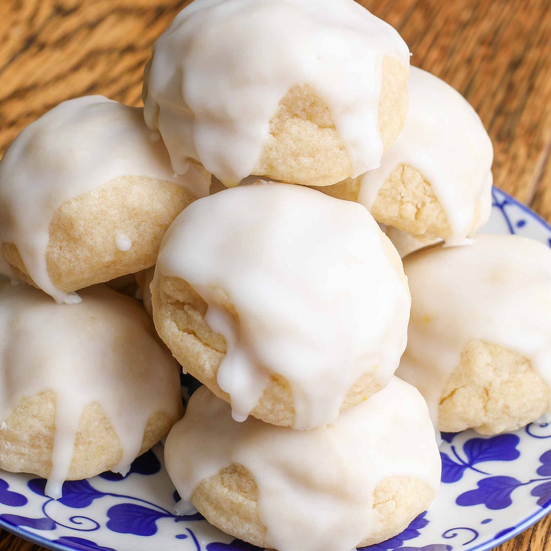 Glazed Lemon Drop Cookies