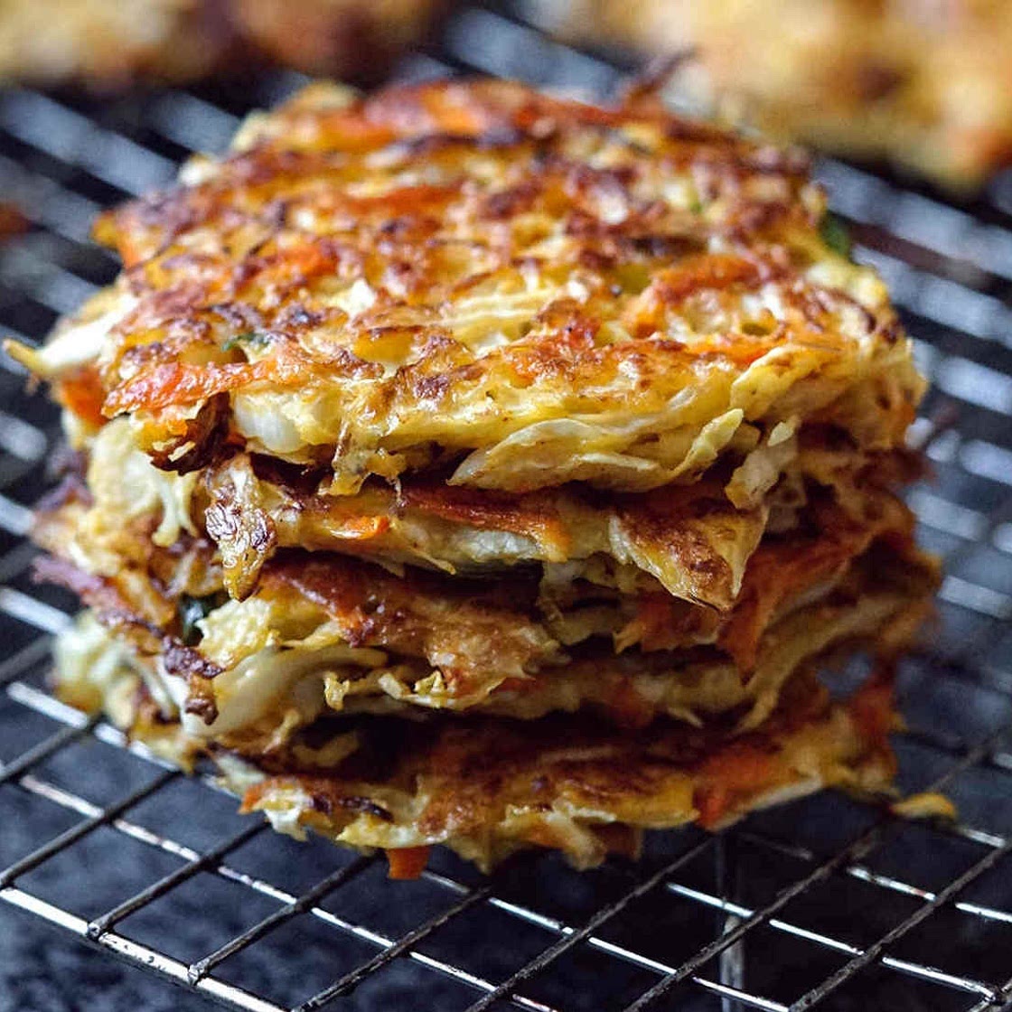 Cabbage Fritters (Fried or Baked)