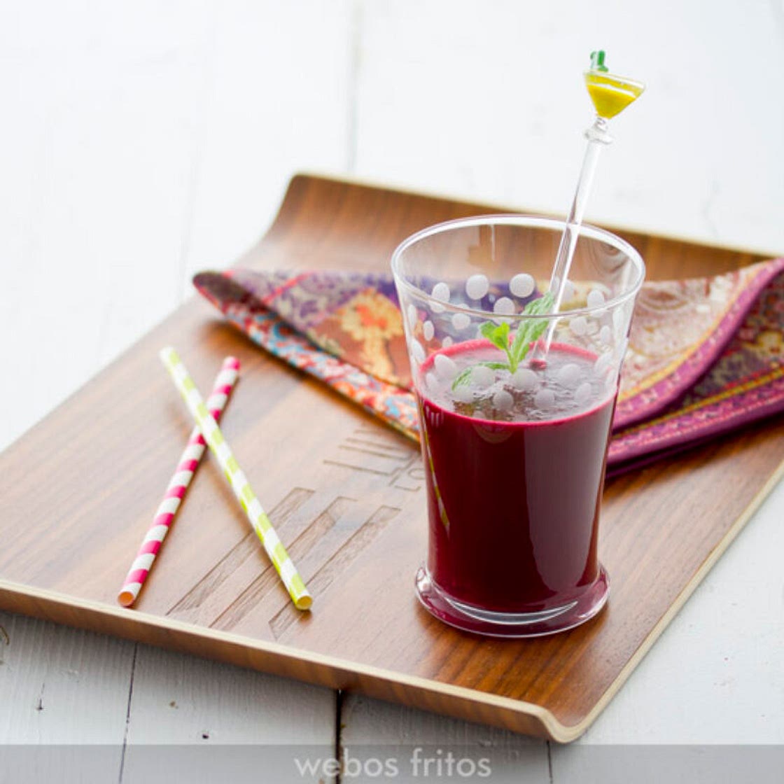 Receta del batido de remolacha