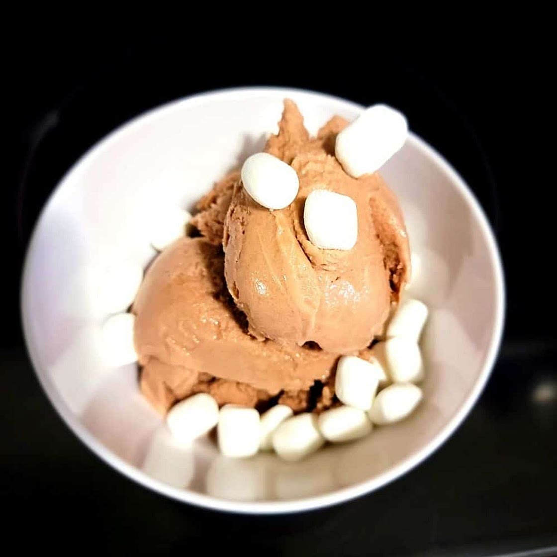 Ninja Creami Frozen Hot Chocolate Ice Cream