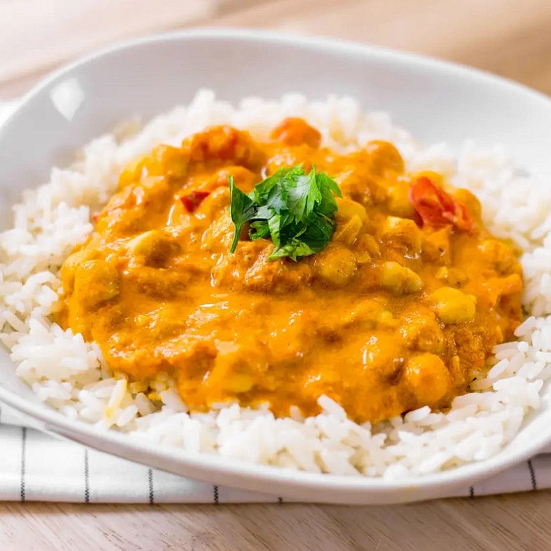 Kichererbsen-Kokos-Curry