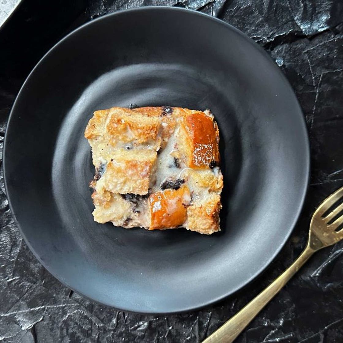 Bread Pudding Recipe with Chocolate Chips & Bourbon Sauce