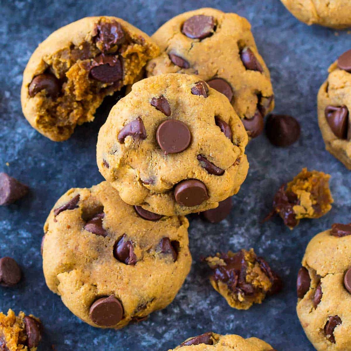 Coconut Flour Cookies with Peanut Butter and Chocolate