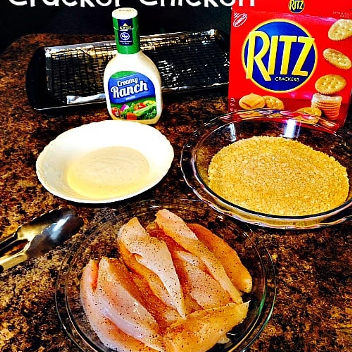 Easy 3-Ingredient Ritz Cracker Chicken