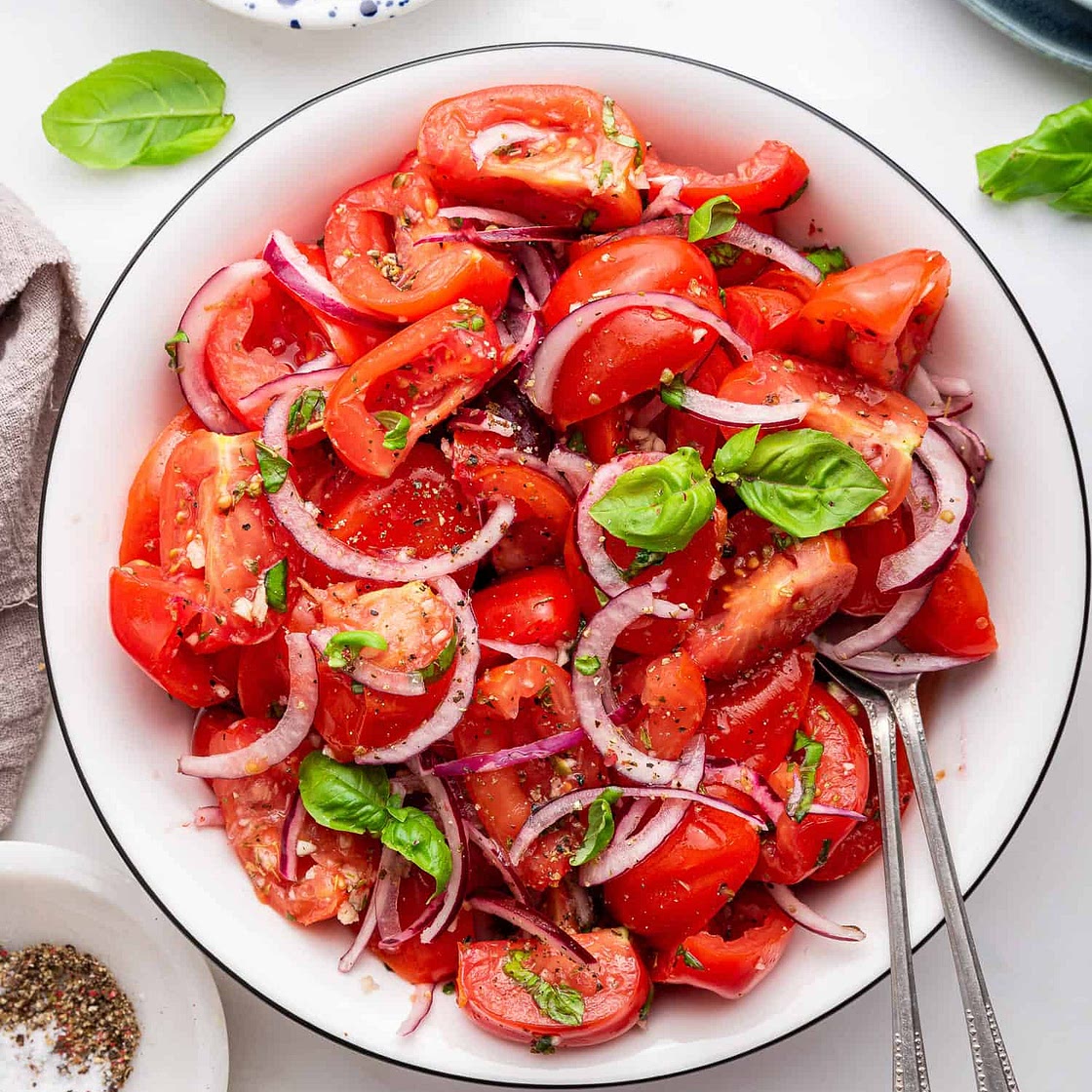 Easy Italian Tomato Salad