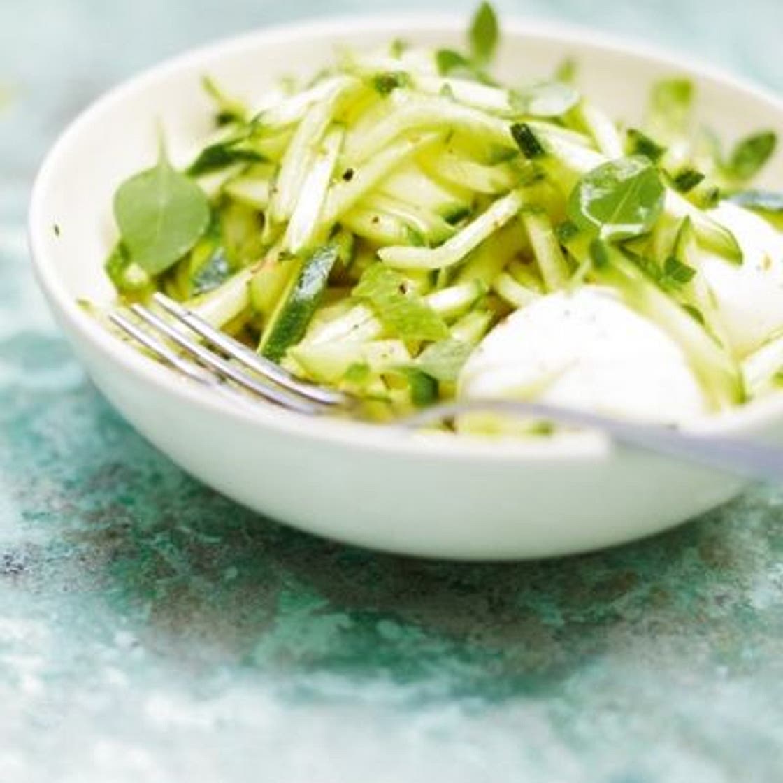 Salade de courgettes crues au citron vert