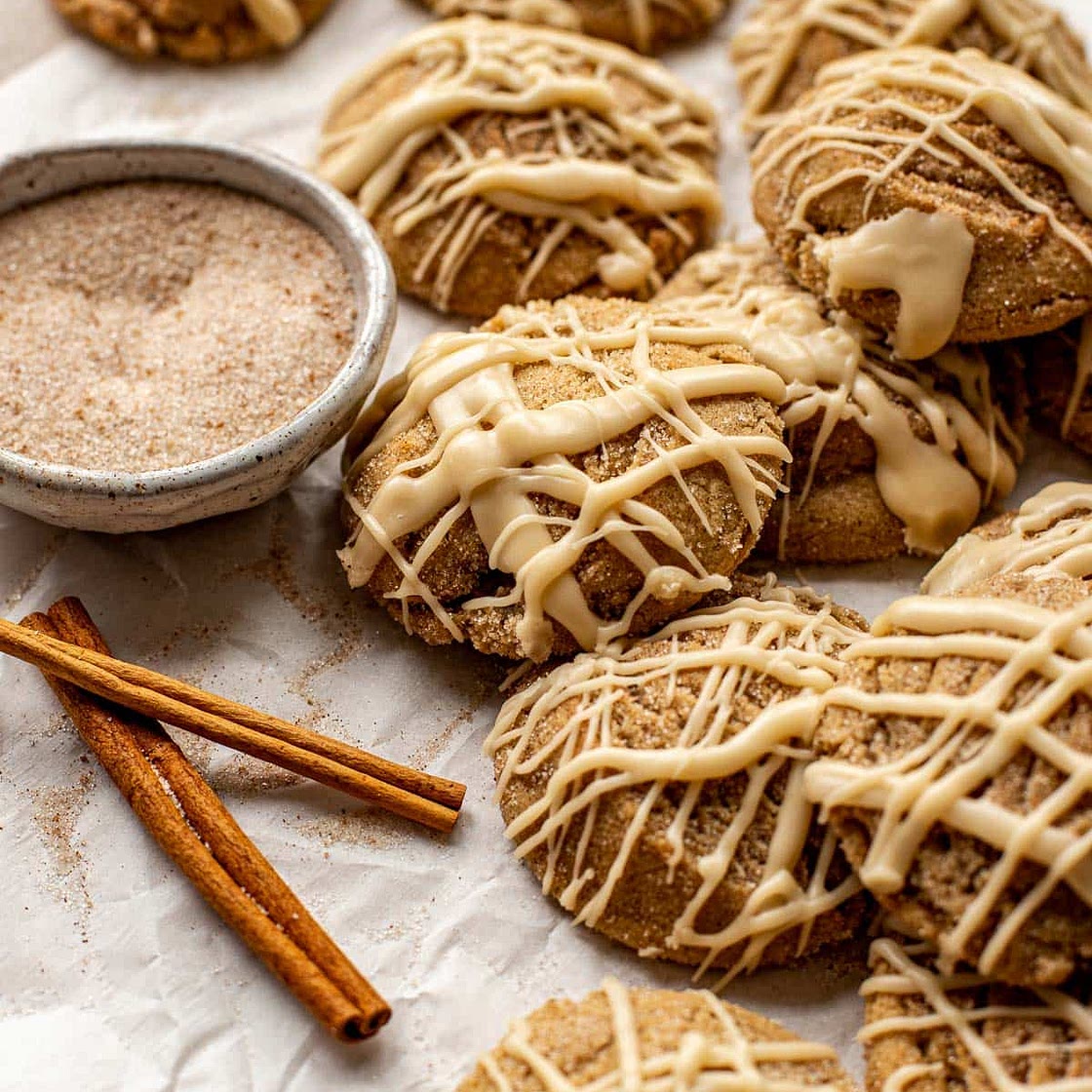 Maple Cookies with Maple Glaze