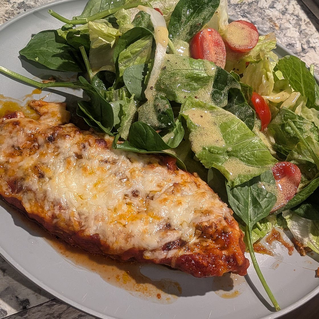 Easy Mozzarella Chicken (Low Carb Chicken Parma)